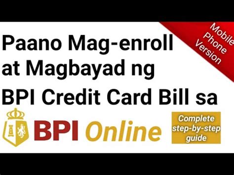 bpi blue mastercard becc or bec mc|Pay Bills Using Your Credit Card .
